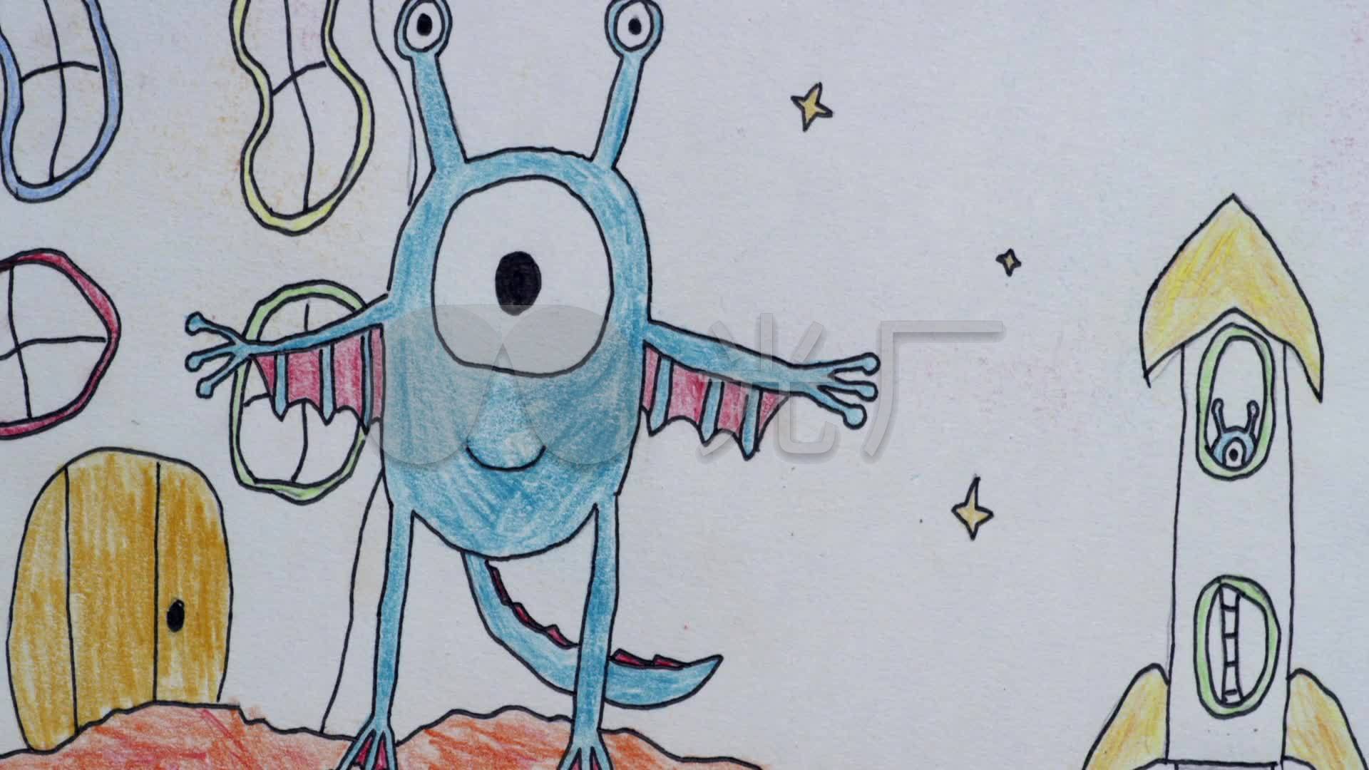 孩子眼中的外星人