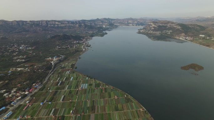 [有版权]卧虎山水库水库济南环境水文化