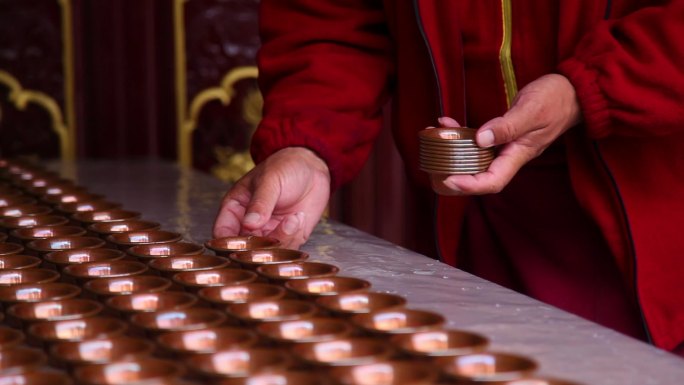 实拍寺庙高清视频