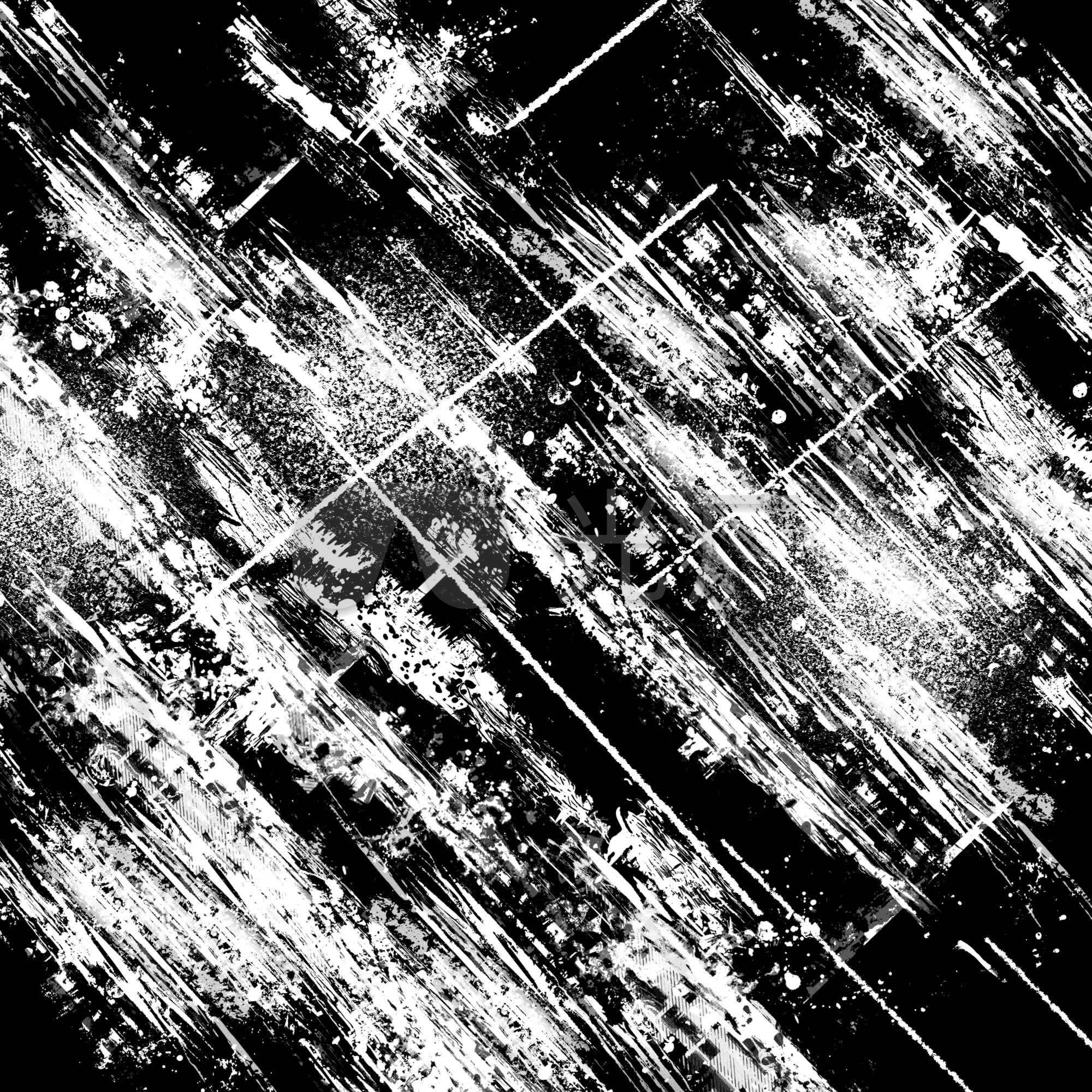 水墨生成划痕复古后期合成素材