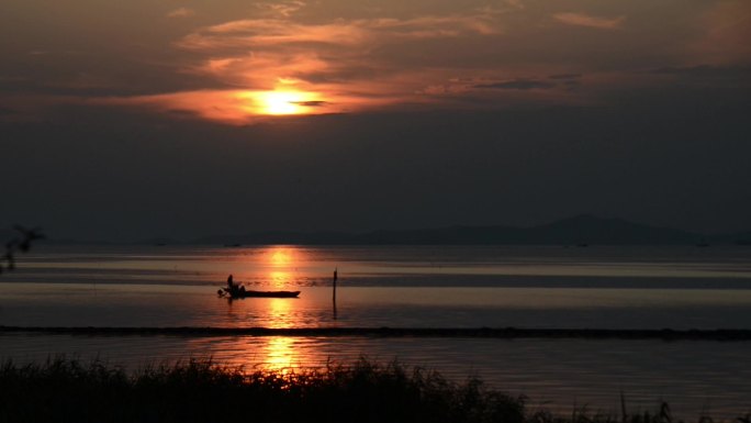 太湖日出最美日出