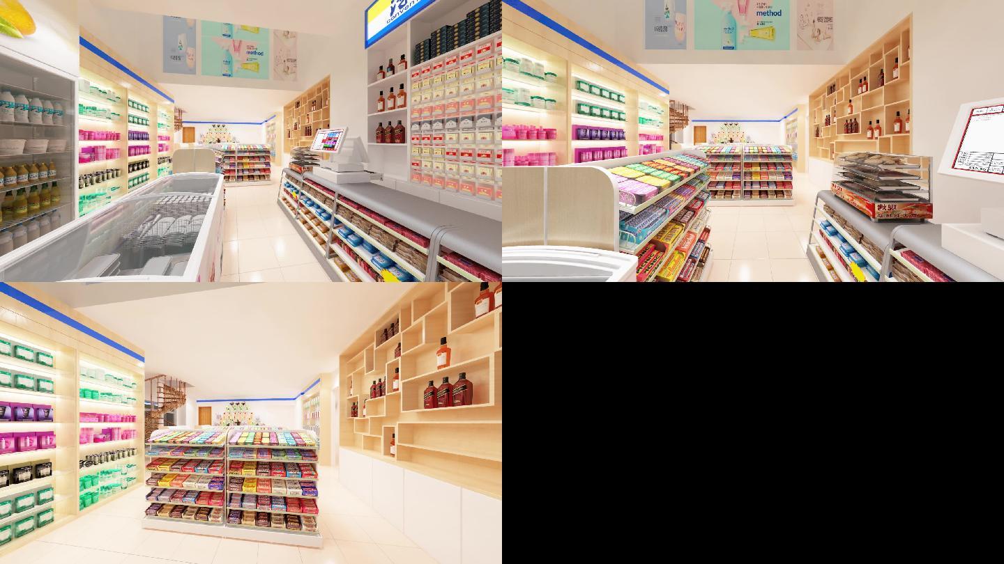 3D动画-超市商场便利店006