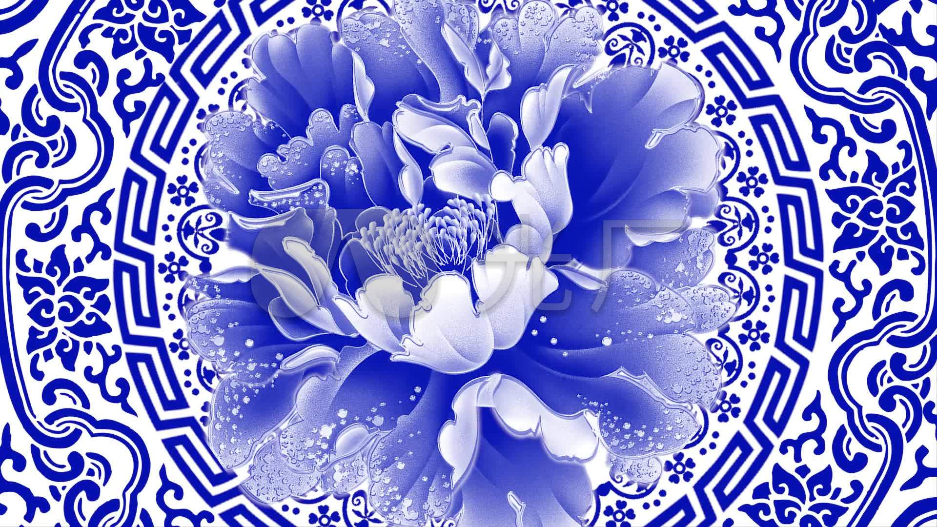 青花瓷视频背景_1920x1080_高清视频素材下载(编号:2142970)_舞台背景