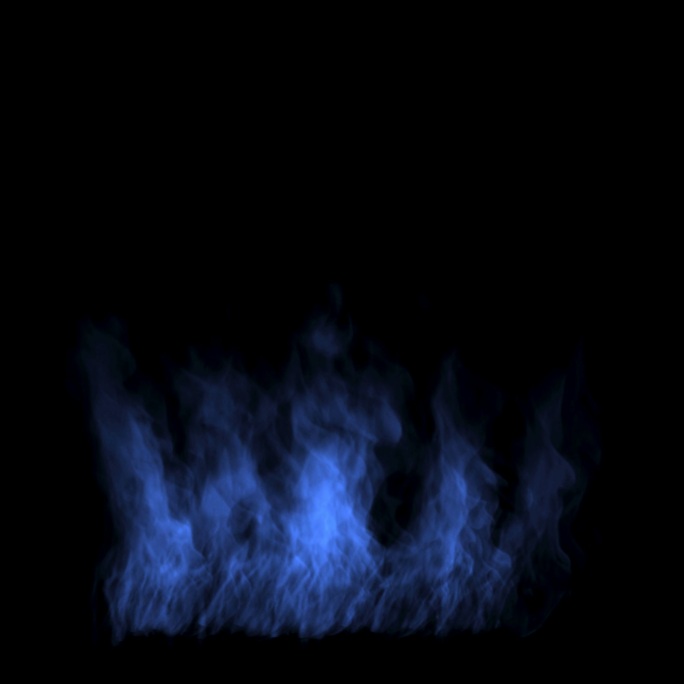 合成-特效-蓝色火焰（带通道）