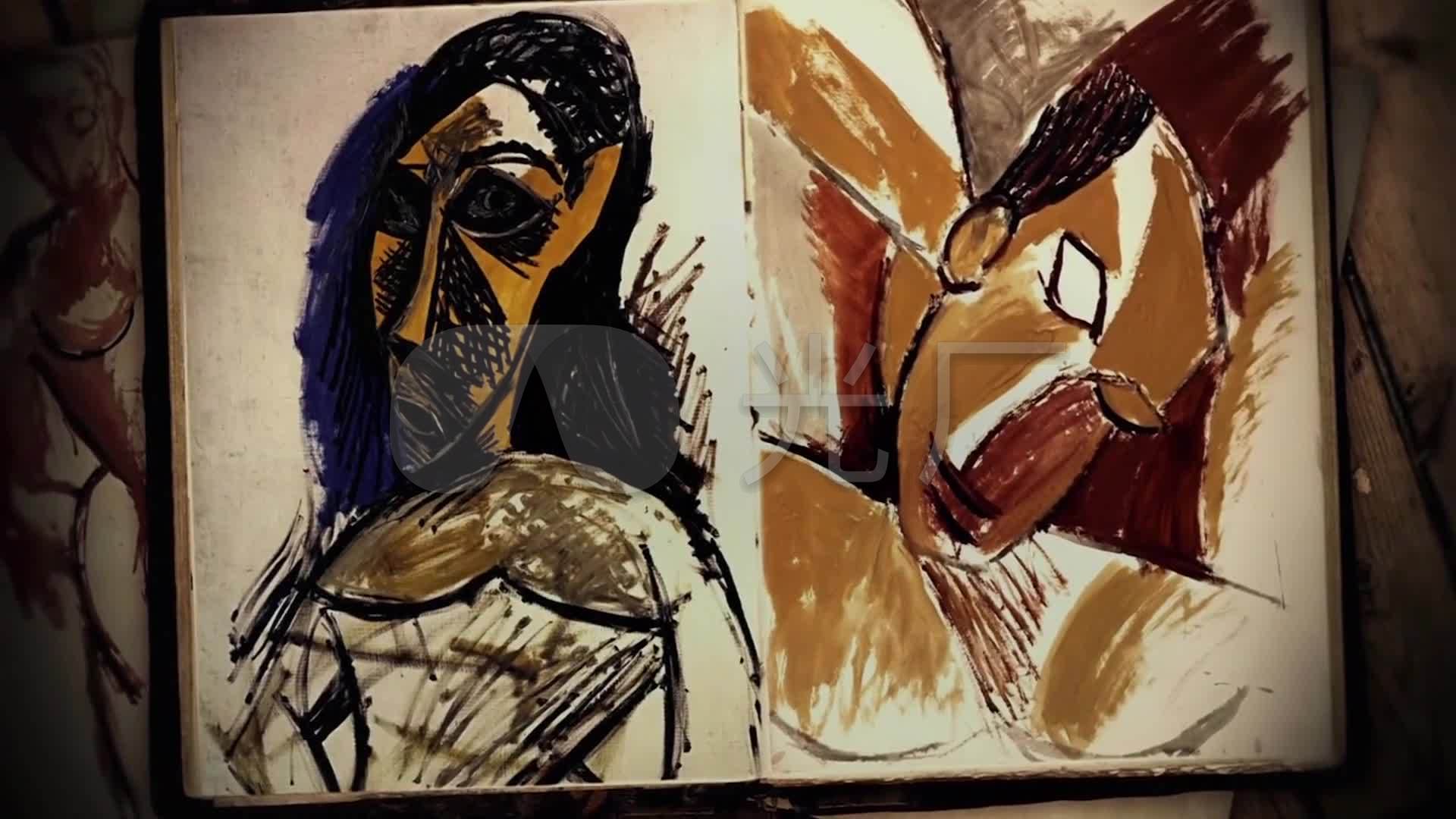 艺术画_抽象画_人物肖像画_画家画作作品