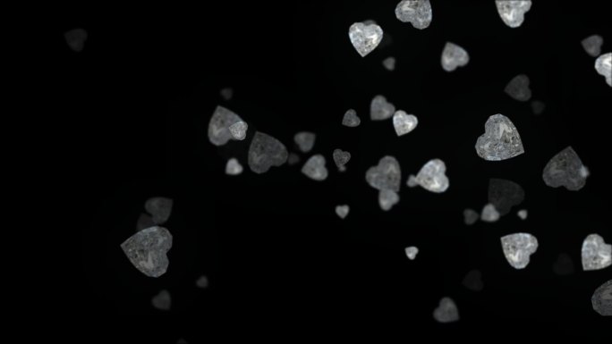 钻石元素素材Alpha通道+无限循环