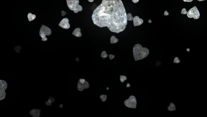 钻石素材背景Alpha通道+无限循环