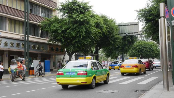 街头车流延时