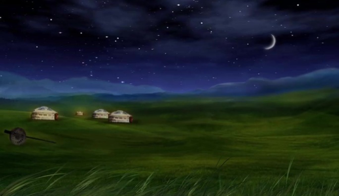 草原夜景