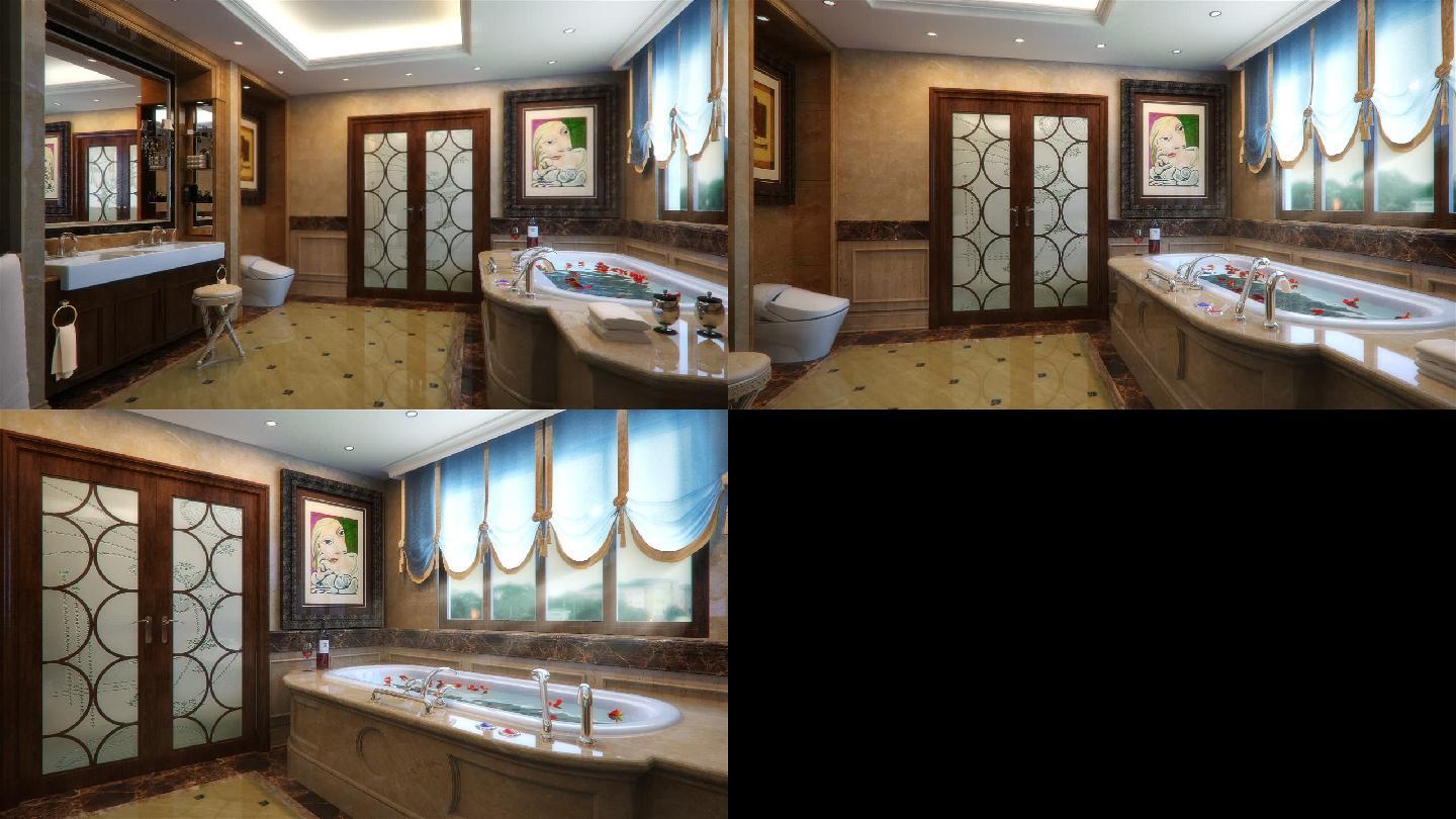 地产三维动画浴室