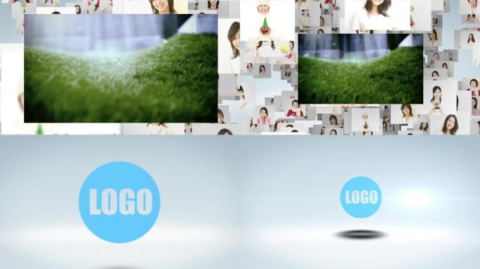 logo演绎汇聚简洁时尚干净