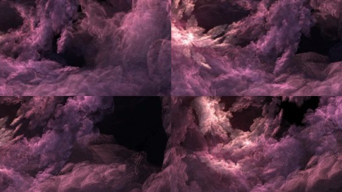 场景-天空-神秘版画感的云4