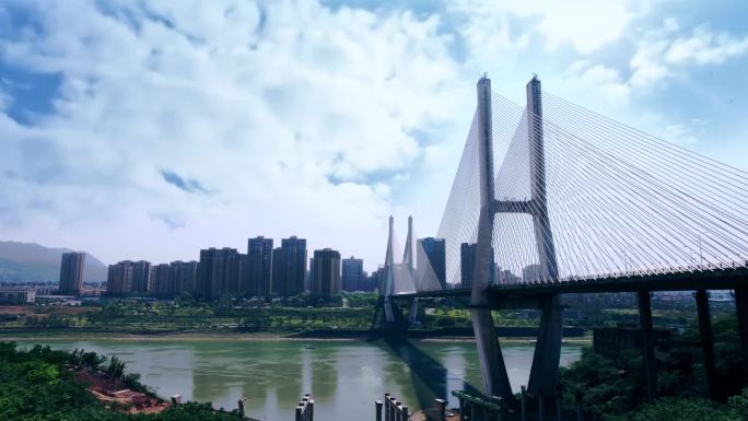 宜宾长江大桥延时拍摄