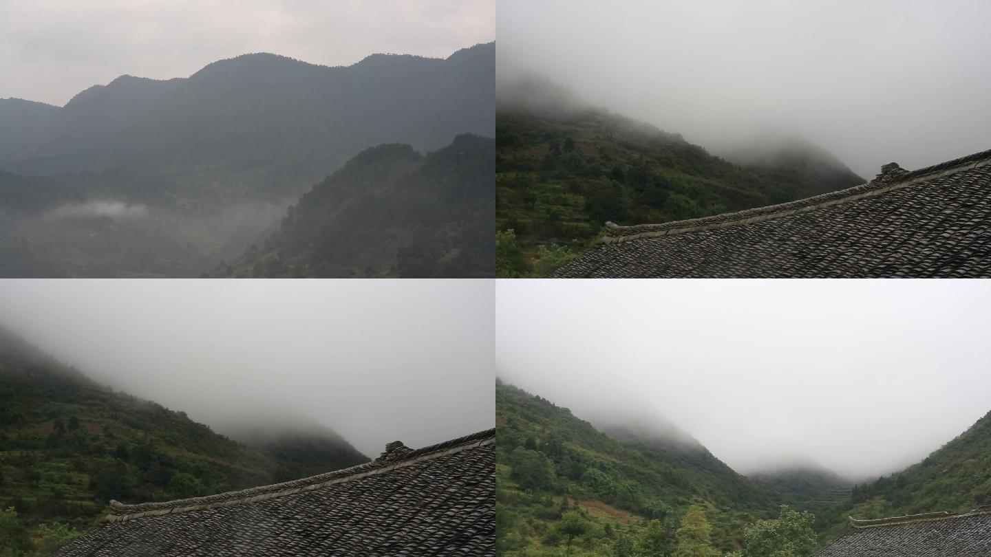 延时摄影古色古香风景建筑