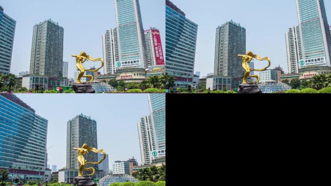 长沙2K超清延时素材——芙蓉广场
