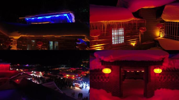 中国雪乡小景别夜景