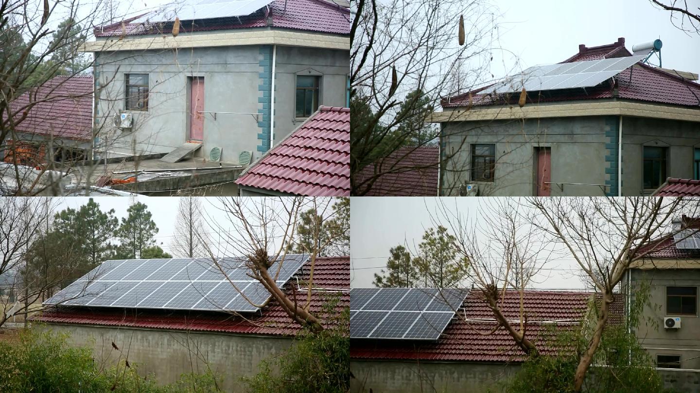 【原创】农村光伏太阳能发电设备实拍