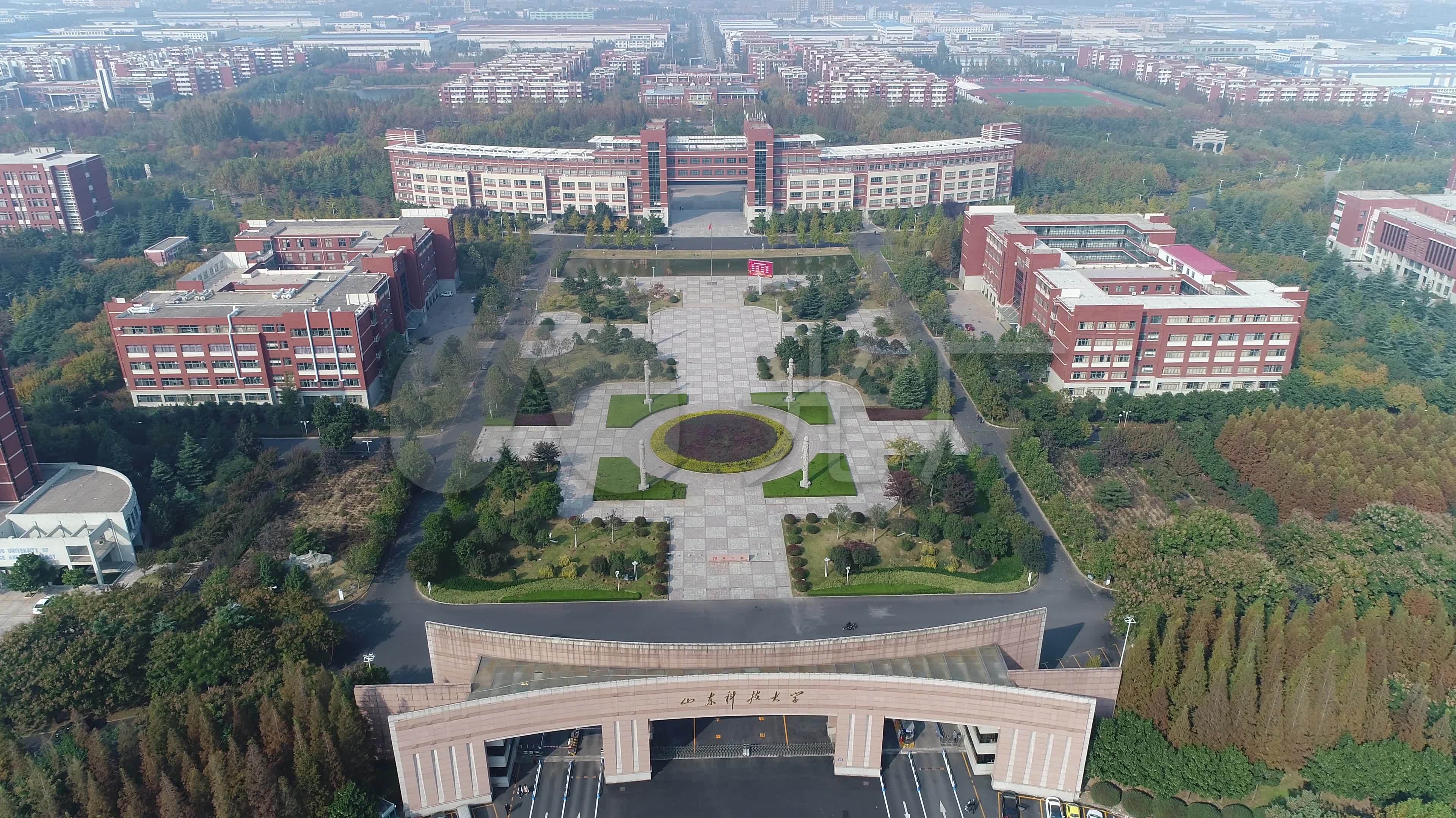 山东科技大学航拍_3840X2160_高清视频素材下载(编号:2351248)_实拍视频_光厂(VJ师网) www.vjshi.com