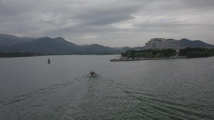 雪野湖水库4K航拍LOG原片