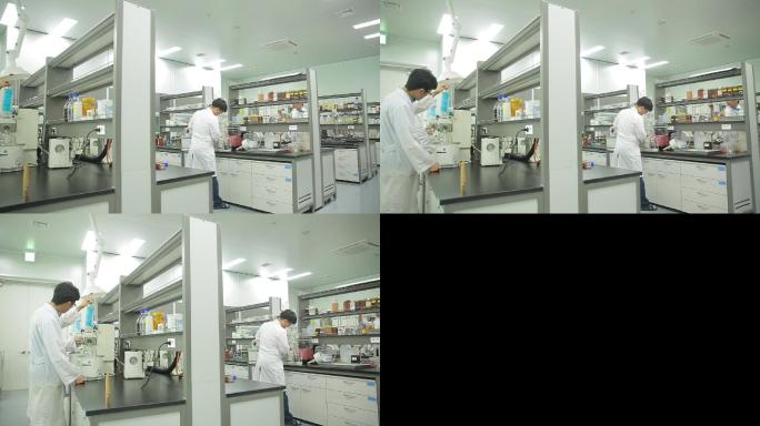 生物科技研究试管医学工厂车间显微镜