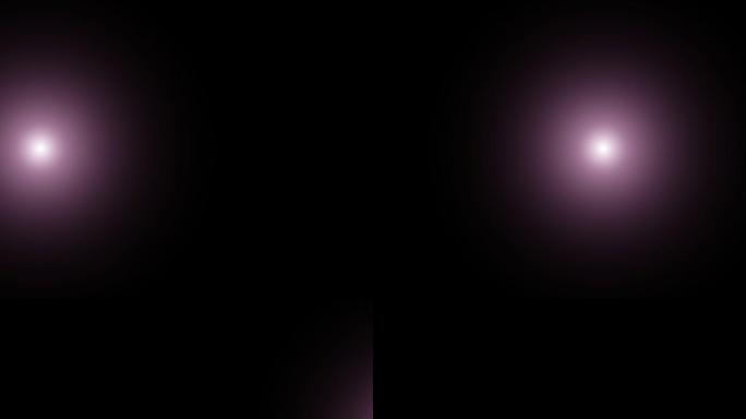 圆圈光斑紫色光效glow