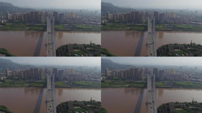 宜宾长江大桥航拍