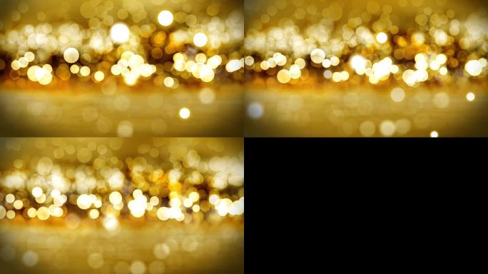 金色粒子背景素材闪光