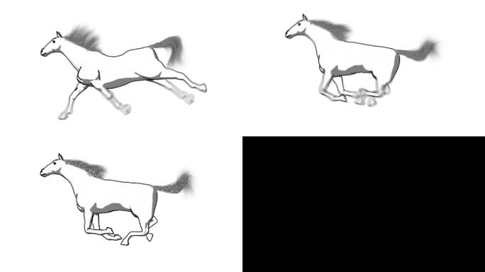 奔马动画（1）-alpha无缝循环