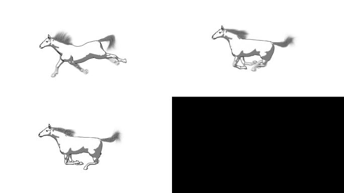 奔马动画（2）-alpha无缝循环