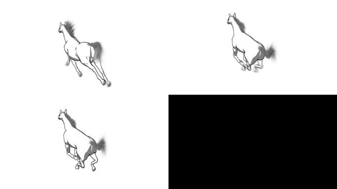 奔马动画（6）-alpha无缝循环