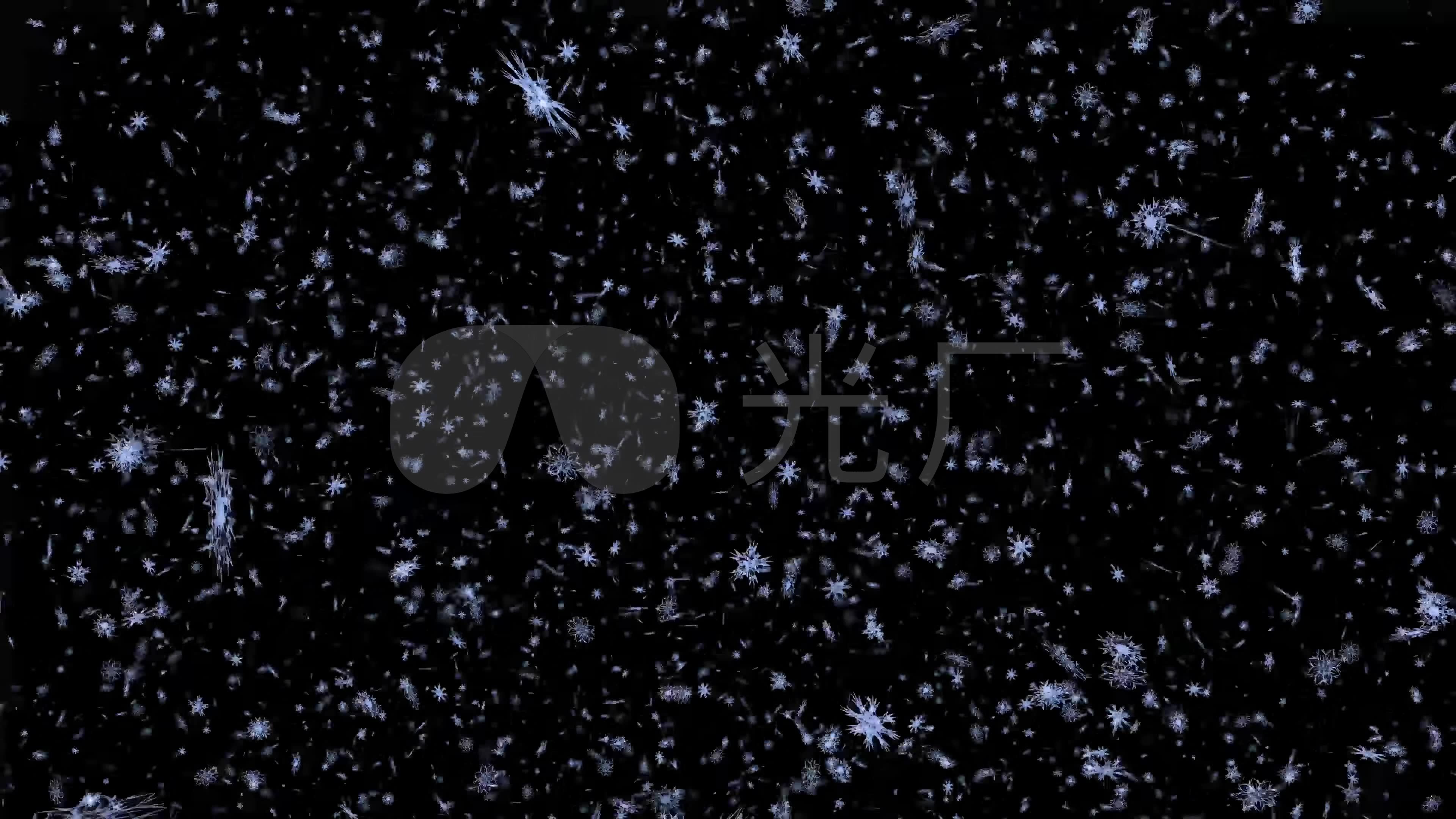【4k】雪花飘落_3840x2160_高清视频素材下载(编号:2384147)_影视包装