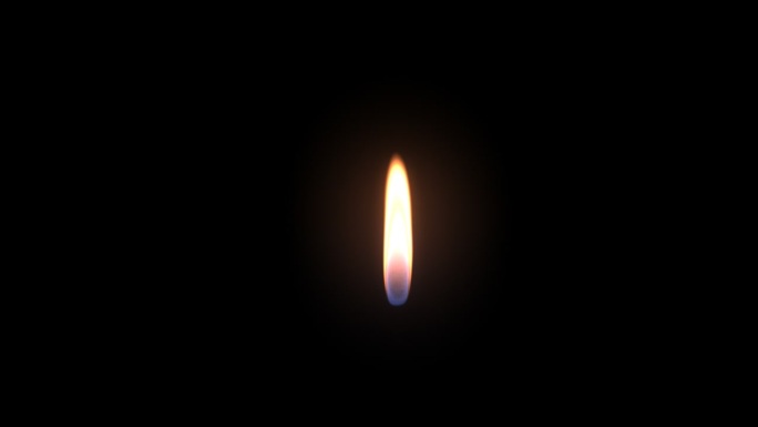 蜡烛火光带通道