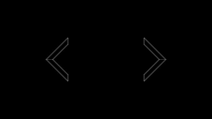 黑底线条箭头动画