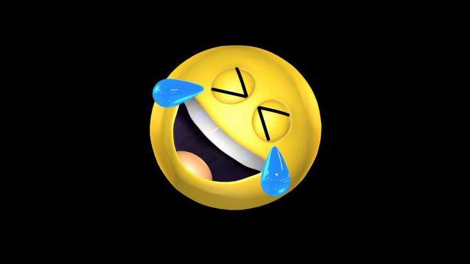 笑哭3D可爱活力emoji表情7