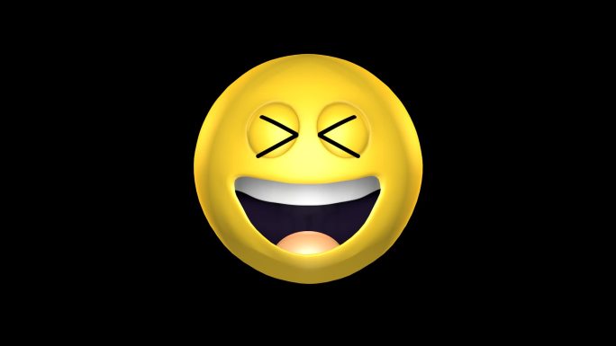 大笑3D可爱活力emoji表情5