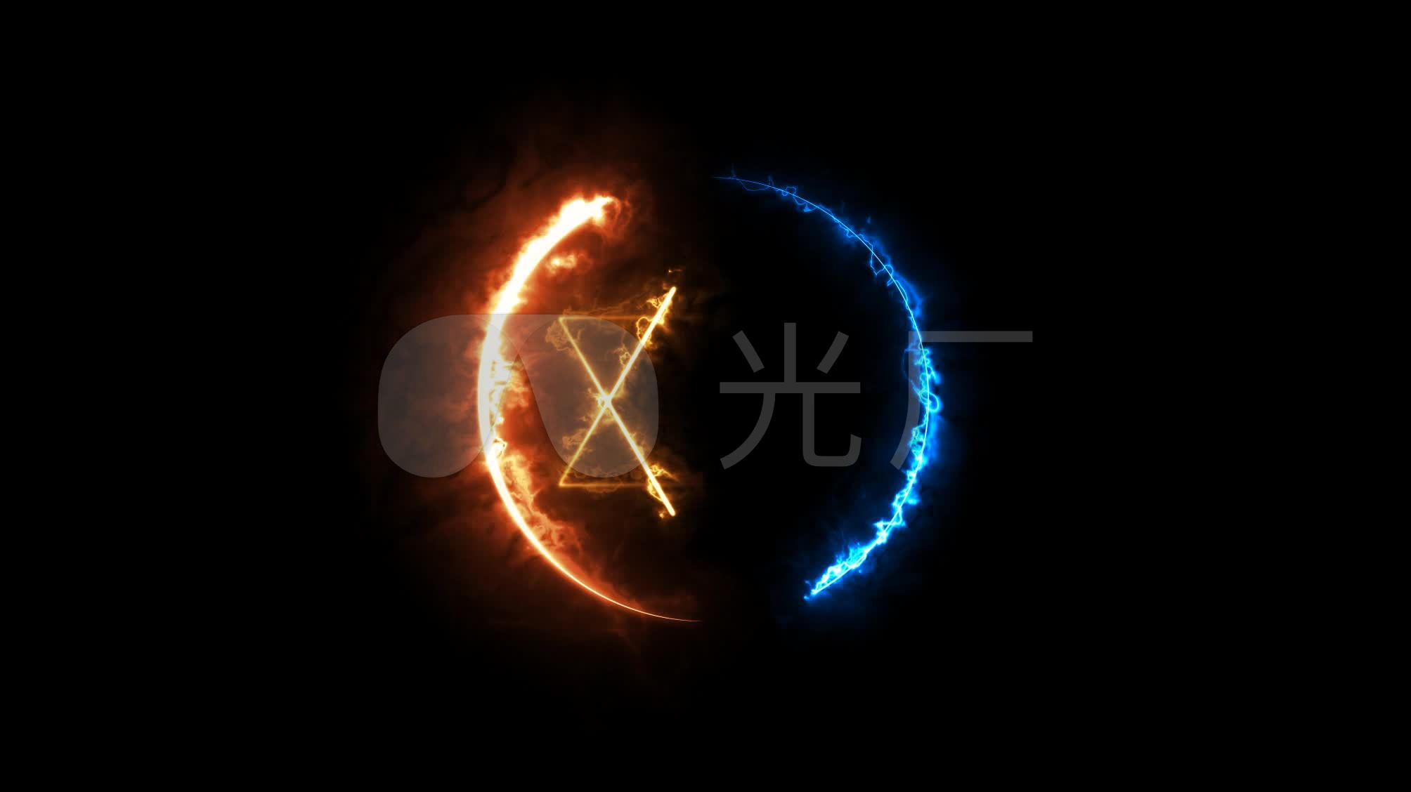 六芒星魔法阵_2008x1128_高清视频素材下载(编号:2491340)_影视包装