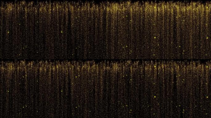 大气金色粒子雨下落循环带通道