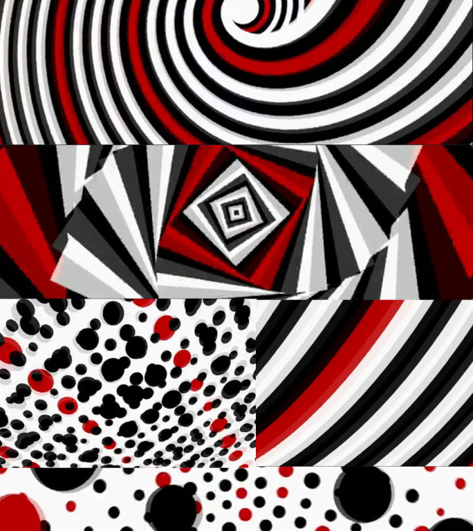 红黑白整列动态视频歌曲