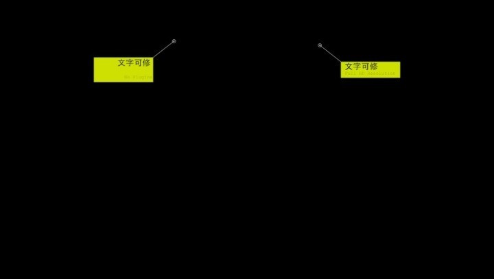 pr标注指示线条标题字幕文字说明模板