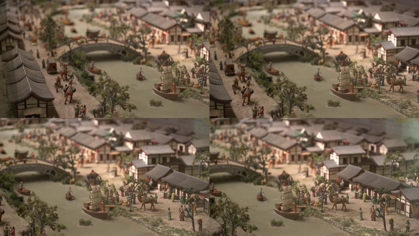西安大唐西市模型场景实拍
