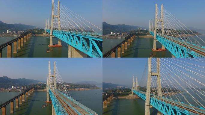 白沙沱长江大桥航拍