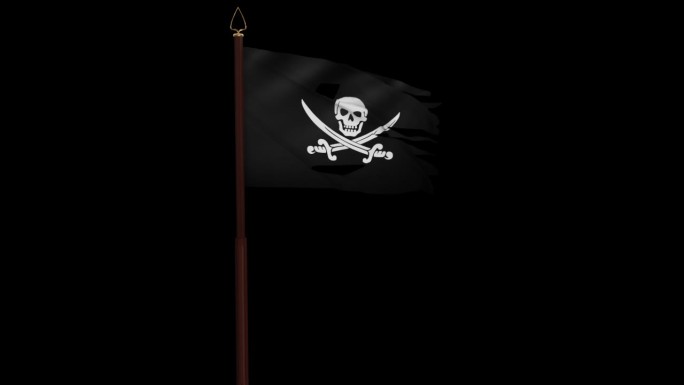残破海盗旗