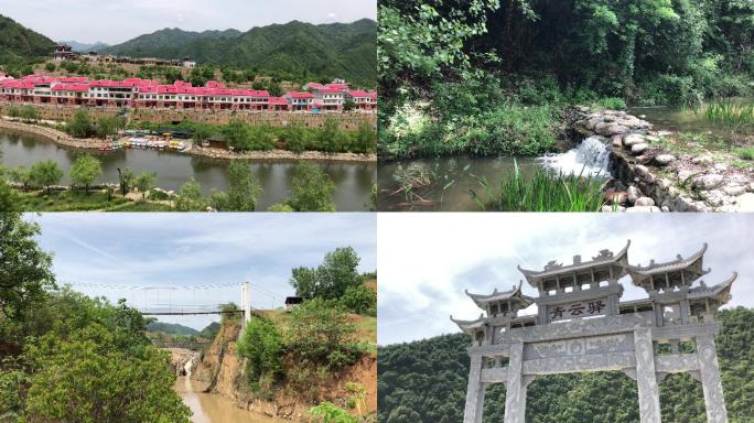 美丽新农村旅游风光古建筑民俗村