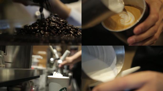 星巴克咖啡制作咖啡
