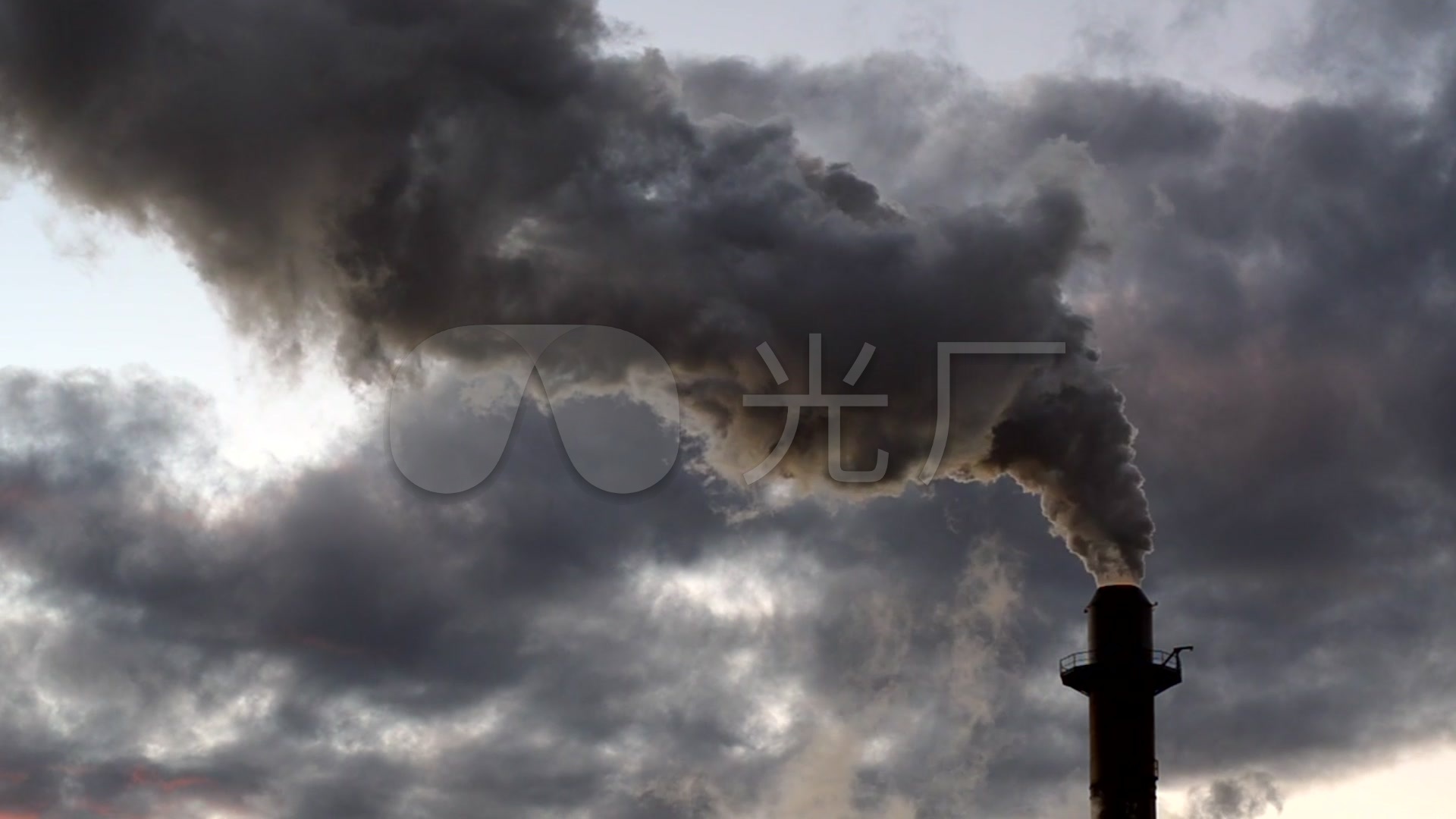 大型工厂排放废气浓烟烟筒环境污染_1920X1080_高清视频素材下载(编号:5684710)_实拍视频_光厂(VJ师网) www.vjshi.com