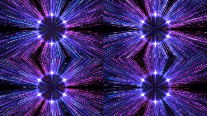 唯美蓝紫色梦幻抽象粒子光线06