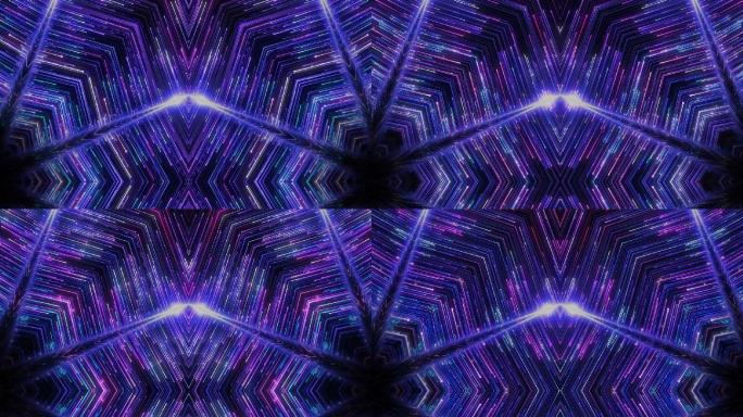 唯美蓝紫色梦幻抽象粒子光线系列07