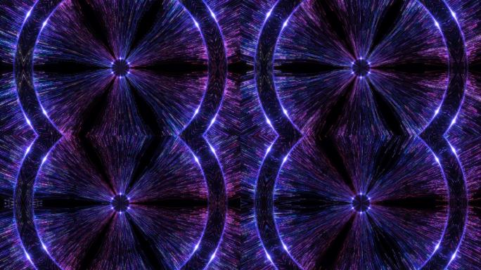 唯美蓝紫色梦幻抽象粒子光线系列07