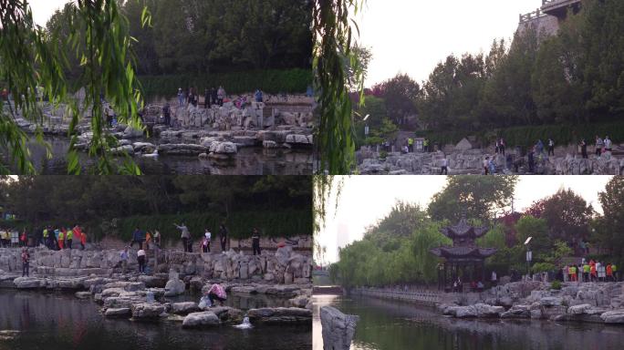 济南护城河周边珍珠泉稳定器拍摄