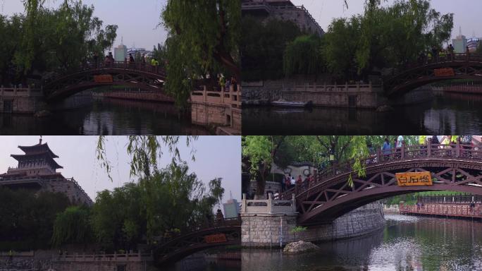 济南护城河周边白石桥垂柳1